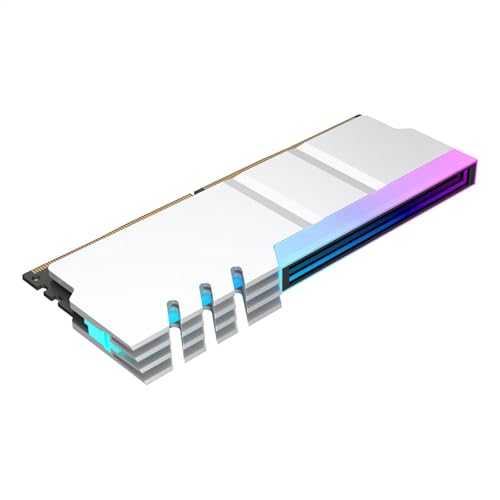 RAM-Kühlkörper, Computer-RAM-Kühlweste - 5V LED-Kühlkörper - 3-poliger Fin-Kühlkörper zur Ableitung von Strahlung für die Übertaktung von Desktop-PC-Computerspielen von Stibtmr