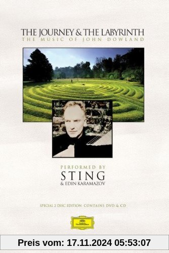 Dowland, John - The Journey And The Labyrinth (+ CD) [2 DVDs] von Sting