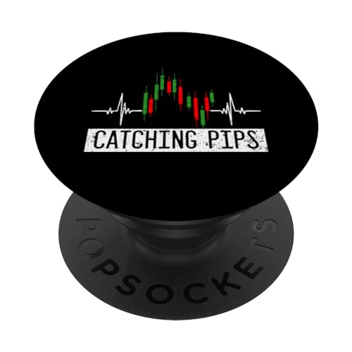 Fangen von Pips PopSockets mit austauschbarem PopGrip von Stock Trading Day Trader Funny Quotes Jokes Puns