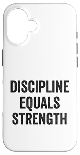 Discipline Equals Strength Retro, Motivation, Zitat. Hülle für iPhone 16 Discipline Equals Strength Retro, Motivation, Zitat. Hülle für iPhone 16 von Stoic Quotes by Lumi Art