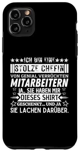 Hülle für iPhone 11 Pro Max Stolze Chefin Von Genial Verrückten Mitarbeitern Humor von Stolzer Chef & Geschenkideen