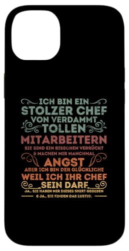 Hülle für iPhone 14 Plus Ich Bin Ein Stolzer Chef von verdammt tollen mitarbeitern von Stolzer Chef & Geschenkideen