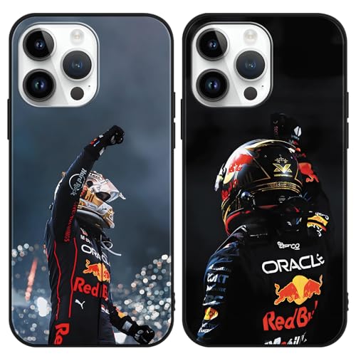 2 Stück Schutzhülle für Xiaomi Redmi Note 12 5G Hülle 6.67", Max Verstappen Formula 1 Rennfahrer Cool Muster Design, Silikon TPU Weich Schutzhülle Bumper Case für F1 Formel 1 Rennen Fans,Racing von Stradvnaly