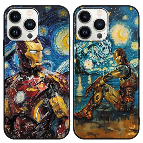 Stradvnaly 2 Stück Karikatur Handyhülle für Galaxy A13 6.5", Cartoon Anime Muster Aesthetic Design Schutzhülle Weich TPU Silikon Anti-Kratzen Stoßfest Hülle Case für Galaxy A13, 01 von Stradvnaly