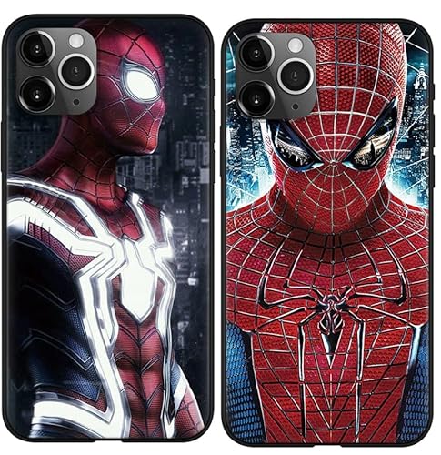 Stradvnaly 2 Stück Schutzhülle für iPhone 14 Pro Max 6.7'', Cartoon Anime Hülle mit Cool Muster Design Weich TPU Silikon Stoßfest Kratzfest Handyhülle für iPhone 14 Pro Max,03 von Stradvnaly