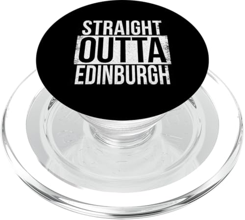 DIREKT AUS EDINBURGH PopSockets PopGrip für MagSafe von Straight Outta Words