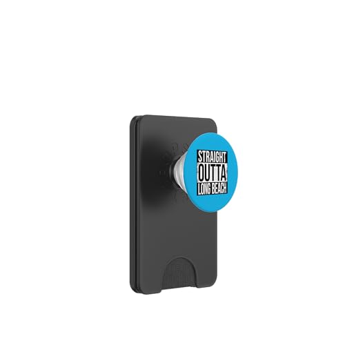 DIREKT AUS EINEM LANGEN STRAND PopSockets PopWallet für MagSafe von Straight Outta Words