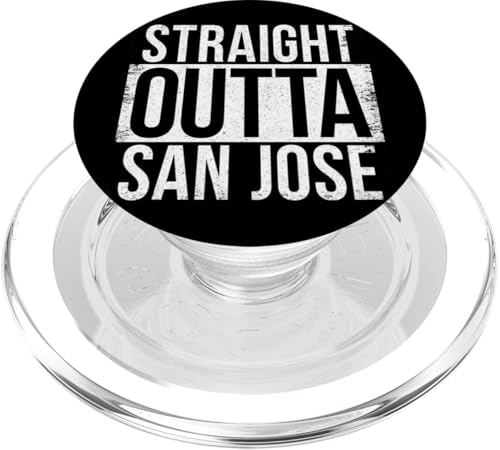 DIREKT AUS SAN JOSE PopSockets PopGrip für MagSafe von Straight Outta Words