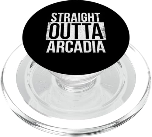 Gerade Outta Arcada PopSockets PopGrip für MagSafe von Straight Outta Words