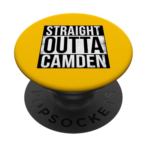 Gerade Outta Camden PopSockets Klebender PopGrip von Straight Outta Words