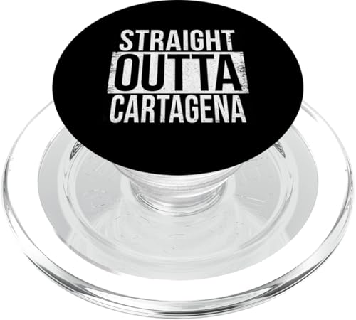 Gerade Outta Cartagena PopSockets PopGrip für MagSafe von Straight Outta Words