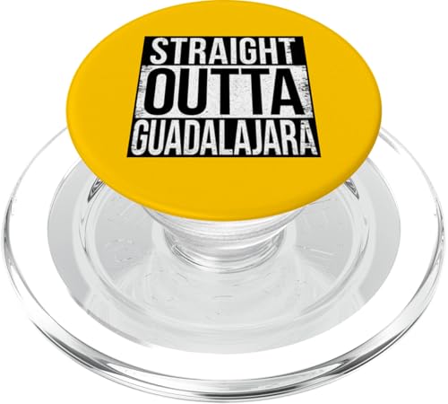 Gerade Outta Guadalajara PopSockets PopGrip für MagSafe von Straight Outta Words