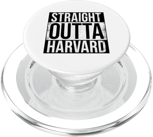 Gerade Outta Harvard PopSockets PopGrip für MagSafe von Straight Outta Words