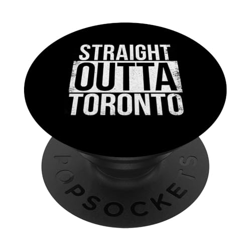 Gerade außerhalb Toronto PopSockets Klebender PopGrip von Straight Outta Words