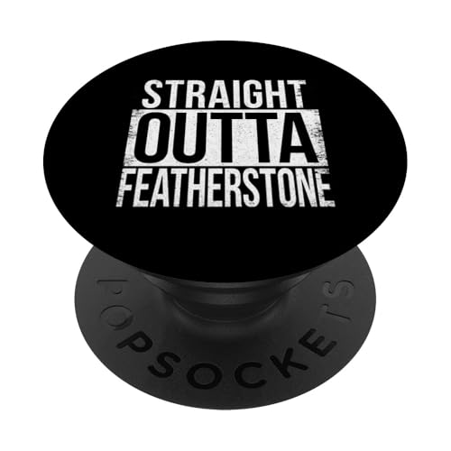 Gerader Außenfederstein PopSockets Klebender PopGrip von Straight Outta Words