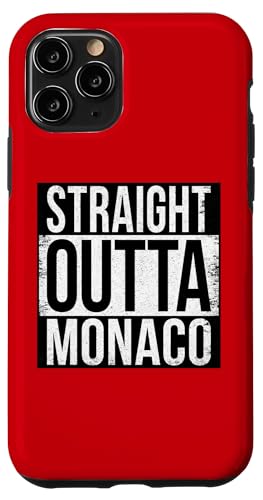 Hülle für iPhone 11 Pro DIREKT AUS MONACO von Straight Outta Words