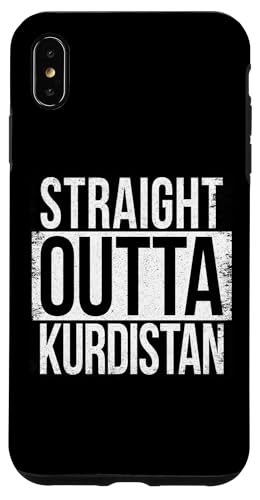 Hülle für iPhone XS Max Gerade Outta Kurdistan von Straight Outta Words