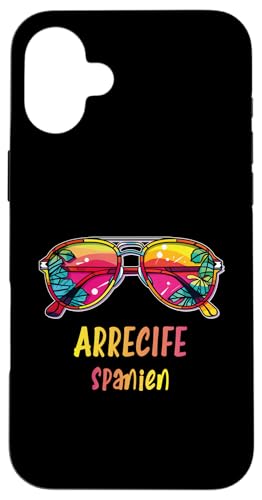 ARRECIFE SPAIN SUNGLASSES OUTFIT ARECIFE Spanien Hülle für iPhone 16 Plus von Strand Sommerparty -Designs