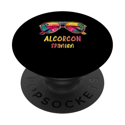 Alcoron Spanien Sonnenbrille Outfit Alcoron Spanien PopSockets Klebender PopGrip von Strand Sommerparty -Designs