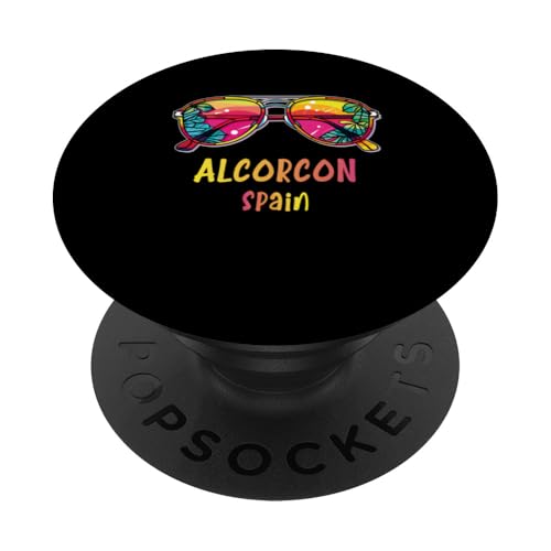 Alcoron Spanien Sonnenbrille Outfit Alcoron Spanien PopSockets Klebender PopGrip von Strand Sommerparty -Designs