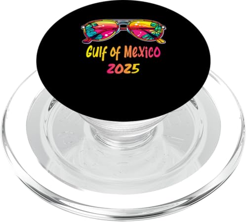 Golf von Mexiko 2025 Golf von Mexiko 2025 Sonnenbrille PopSockets PopGrip für MagSafe von Strand Sommerparty -Designs