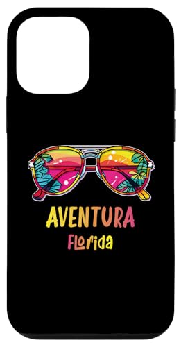 Hülle für iPhone 12 mini Aventura Springs Florida Sonnenbrillen-Outfit Florida von Strand-Sommerparty-Designs