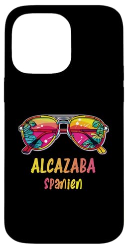 Hülle für iPhone 14 Pro Max Alcazaba Spanien Sonnenbrille Outfit Alcazaba Spanien von Strand Sommerparty -Designs