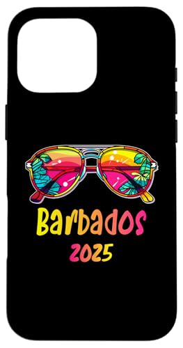 Hülle für iPhone 16 Pro Max Barbados 2025 Sonnenbrille Outfit Barbados 2025 von Strand-Sommerparty-Designs