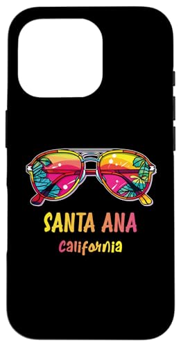 Hülle für iPhone 16 Pro Santa Ana California Sonnenbrillen-Outfit Santa Ana von Strand-Sommerparty-Designs