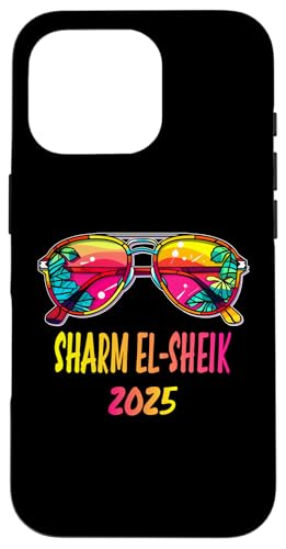 Hülle für iPhone 16 Pro Sharm El-Sheik 2025 Sonnenbrille Outfit Sharm El-Sheik 2025 von Strand-Sommerparty-Designs