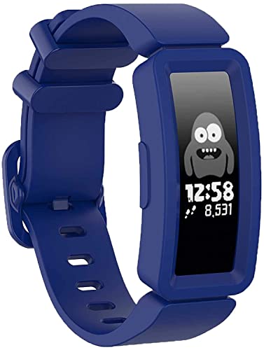 Strap-it Silikonarmband Blau - Passend für Fitbit Ace 2 - Armband für Smartwatch - Ersatzarmband Strap-it Silikonarmband Blau - Passend für Fitbit Ace 2 - Armband für Smartwatch - Ersatzarmband von Strap-it