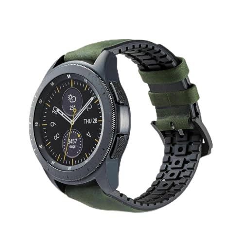 Strap-it silikon Grün - Passend für Samsung Galaxy Watch - Armband für Smartwatch - Ersatzarmband von Strap-it