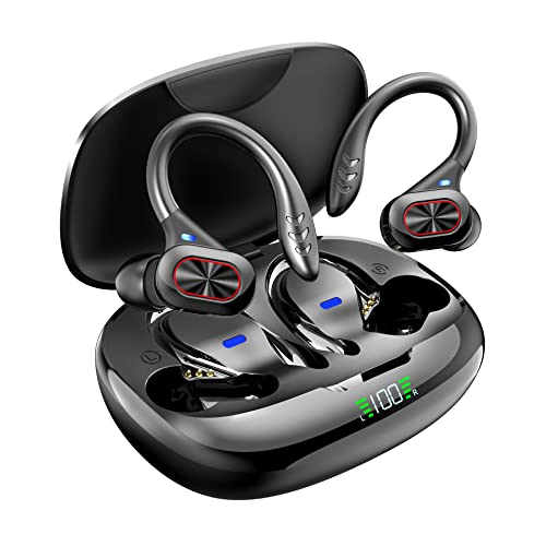 SIYECAO Sport-Kopfhörer, Bluetooth, kabellos, mit Geräuschunterdrückung von StrawExpert