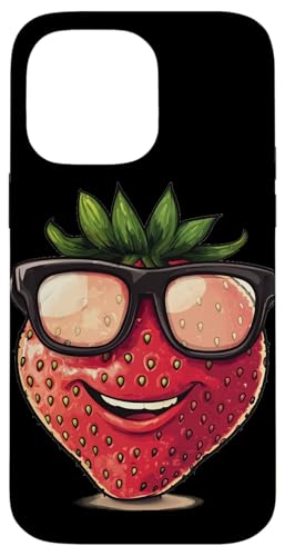 Berry Bright Style mit Sonnenbrille und Attitude Hülle für iPhone 14 Pro Max von Strawberry Spectacles