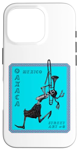 Hülle für iPhone 16 Pro Oaxaca Street Art #6 Mexiko La Catrina Tag der Toten Skelett von Street Art aus Oaxaca