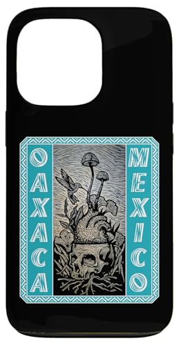 Oaxaca Street Art #8 Schädel Kolibri Pilze Totenkopf Mexiko Hülle für iPhone 13 Pro von Street Art aus Oaxaca