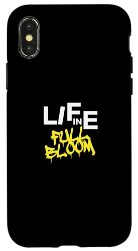 Hülle für iPhone X/XS Life - Bold Urban Graffiti Ästhetischer Backprint von Street Style Collective