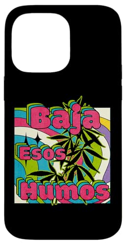 Baja Esos Humos Bunter Ausdruck im Retro-Look Hülle für iPhone 14 Pro Max von Streetwear De Medellin Colombia. Click for more