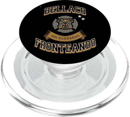 Bellaco Sin Barreras Bulldog Strength PopSockets PopGrip für MagSafe von Streetwear De Medellin Colombia. Click for more