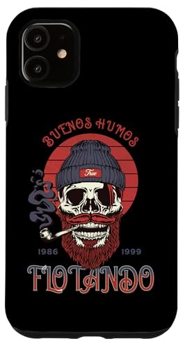 Buenos Humos Flotando Skull Pipe Vibe Hülle für iPhone 11 von Streetwear De Medellin Colombia. Click for more