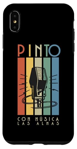 Pinto Con Música Las Almas Retro-Mikrofon Hülle für iPhone XS Max von Streetwear De Medellin Colombia. Click for more