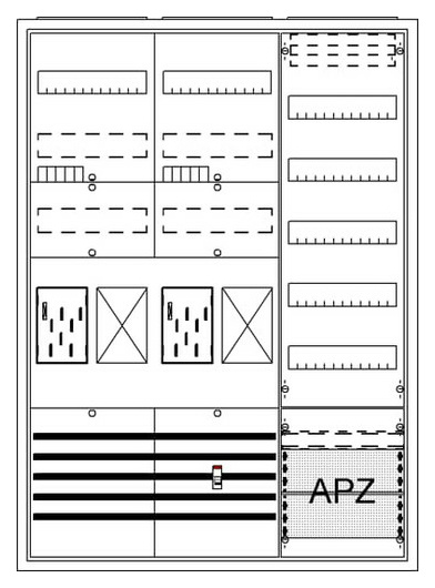 Striebel & John BA37CG Komplettschrank A37 2Z2R1V5A2 von Striebel&John