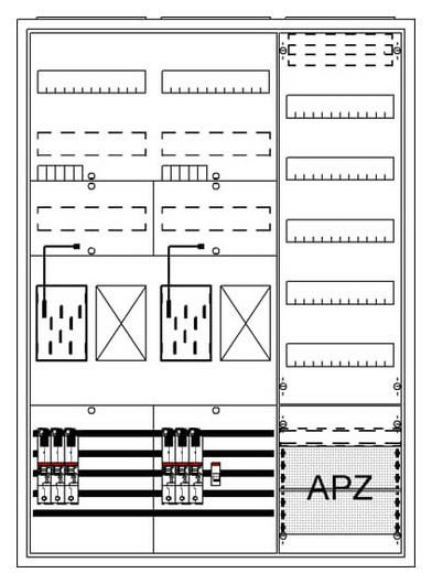 Striebel & John BA37LG4 Komplettschrank A37 2Z2R1V5A2 von Striebel&John