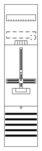 Striebel & John DF17C1 Zählerfeld 7RE 1Z mit Zählerkreuz von Striebel&John