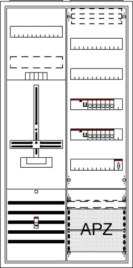 Striebel&John Komplettschrank DA27CBW 2CPX054285R9999 von Striebel&John