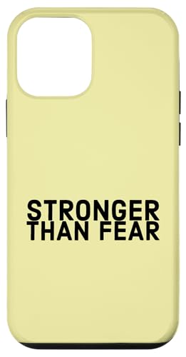 Hülle für iPhone 12 mini Stärker als Angst Motivierende Affirmation Selbstermächtigung von Stronger Than Fear Motivational Self Empowerment