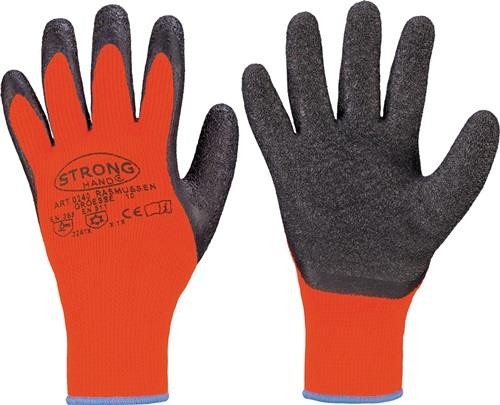 Stronghand Kälteschutzhandschuhe Rasmussen Gr.8 orange/schwarz EN 388,EN 511 von Stronghand