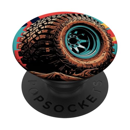 Muddy 4x4 Off-Road-Reifenschlamm PopSockets Klebender PopGrip von Style King