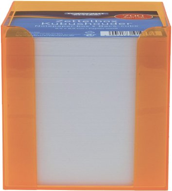 Zettelbox, 96 x 96 x 96 mm, mit weißem Papier Zettelbox, 96 x 96 x 96 mm, mit weißem Papier von Stylex