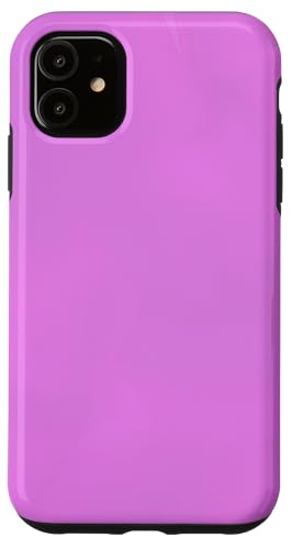 Hülle für iPhone 11 Minimales, leuchtendes Rosa von Stylish Pink Lovers